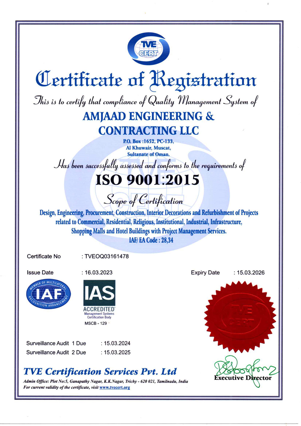 ISO Certificate 1