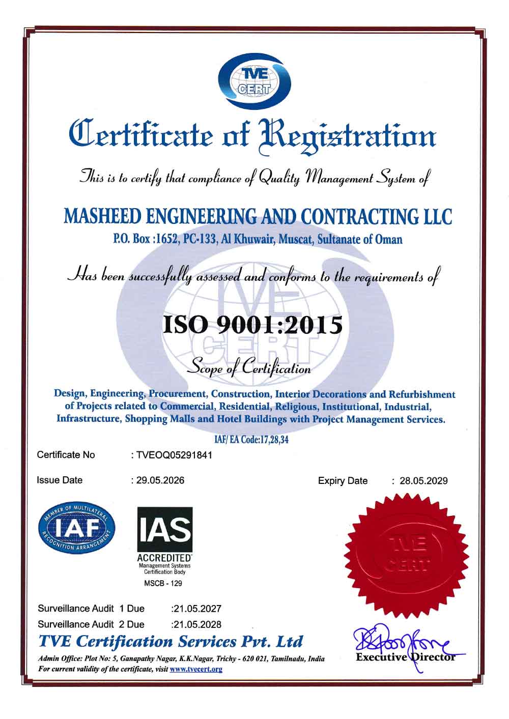 ISO Certificate 1